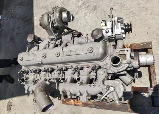 Χρησιμοποιημένη συνέλευση μηχανών diesel 6BG1 για τον εκσκαφέα ex200-3 υδρόψυξη ex200-6